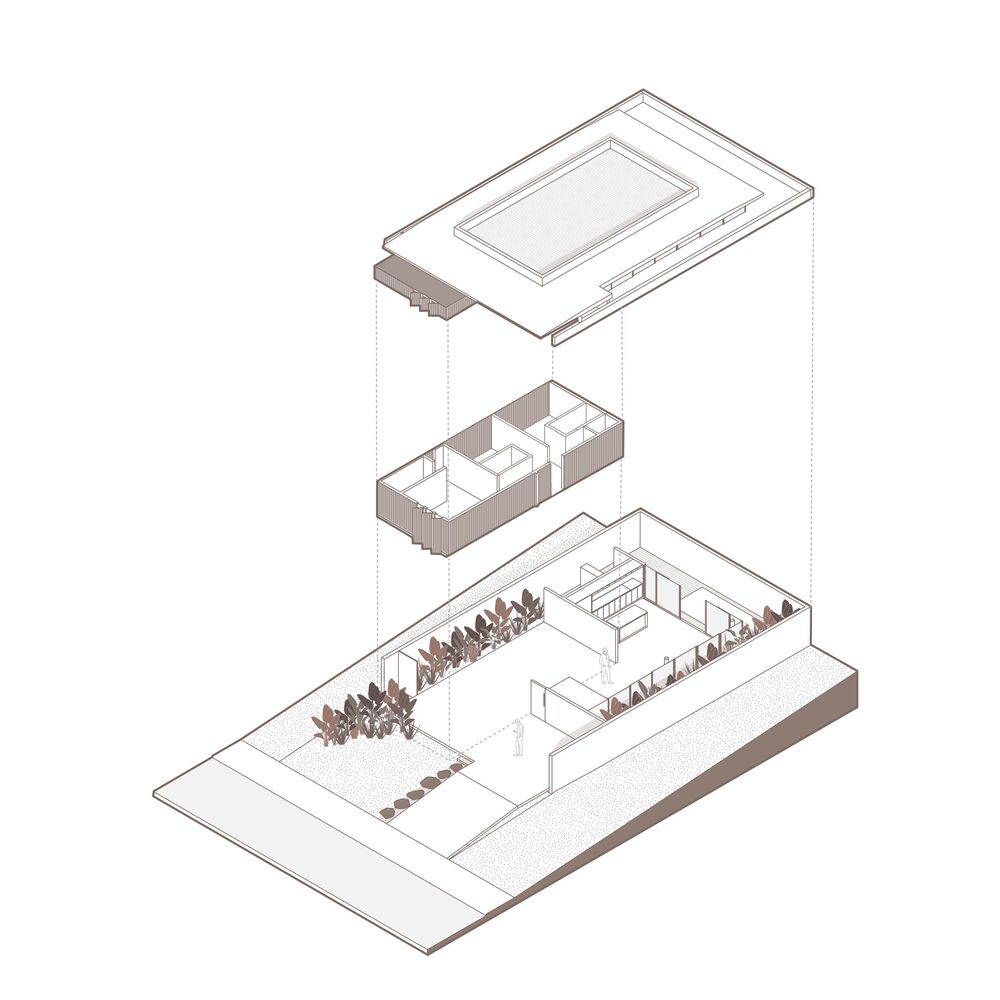 Explodido Axonométrico - Detalhe